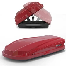 14 Cubic Feet Car Rooftop Cargo Box Carrier Roof Mount Travel Luggage Storage