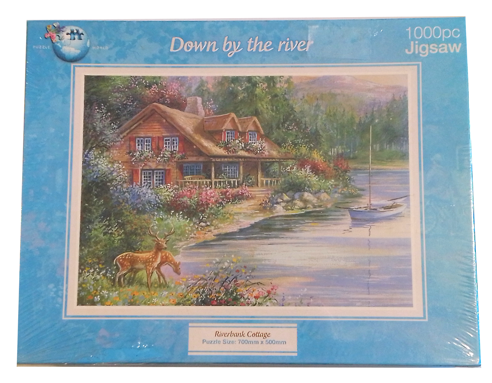 Down By The River - 1000 Piece Jigsaw - Puzzle World - Sealed Unused