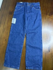 Wrangler Jeans Boys 9 Regular Blue Cowboy Cut Original Fit Adjustable Waist