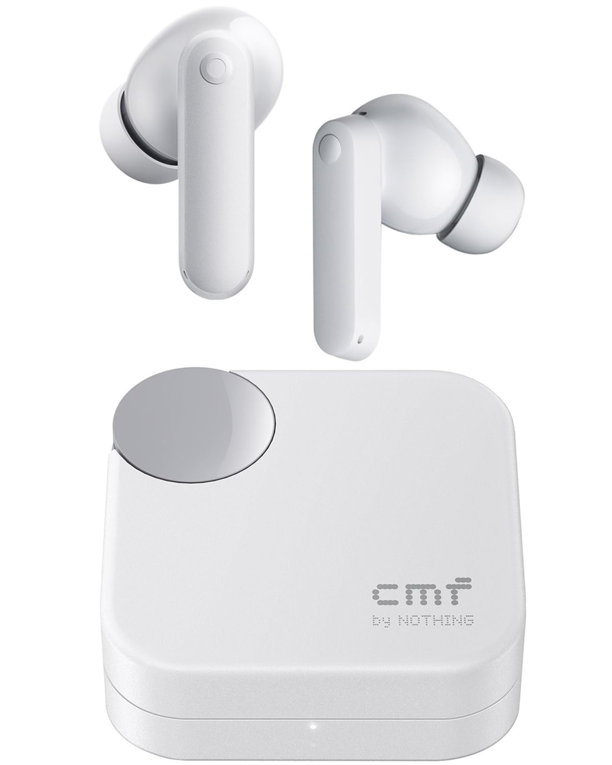 CMF Buds 2a Wireless Earbuds 2025 New Active Noise SMALL, Light Grey