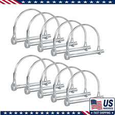 Pack 10 Arch Trailer Pins - 2-34x14 Lxw Trailer Hitch Pins Lock Pins Pto Pi Pack 10 Arch Trailer Pins - 2-34x14 Lxw Trailer Hitch Pins Lock Pins Pto Pi