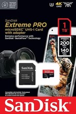 Sandisk 1TB Extreme PRO Micro SD MicroSDXC Memory Card SDSQXCD-1T00-GN6MA