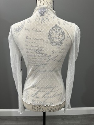 Free Press Clothing Women Blouse Size S White Color