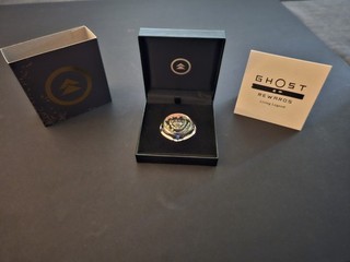 Ghost of Tsushima Living Legend Platinum Trophy Enamel Pin | Ghost Rewards