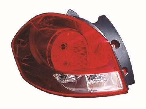 ABAKUS Rear Tail Light 551-1977L-UE Left For Renault Red White/Red ECE