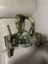 Military Belt With Pouches, etc NOS 