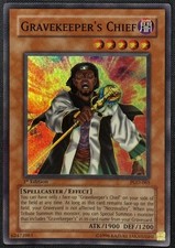 Yugioh Gravekeeper's Chief 1st Edition Super Rare PGD-065 LP