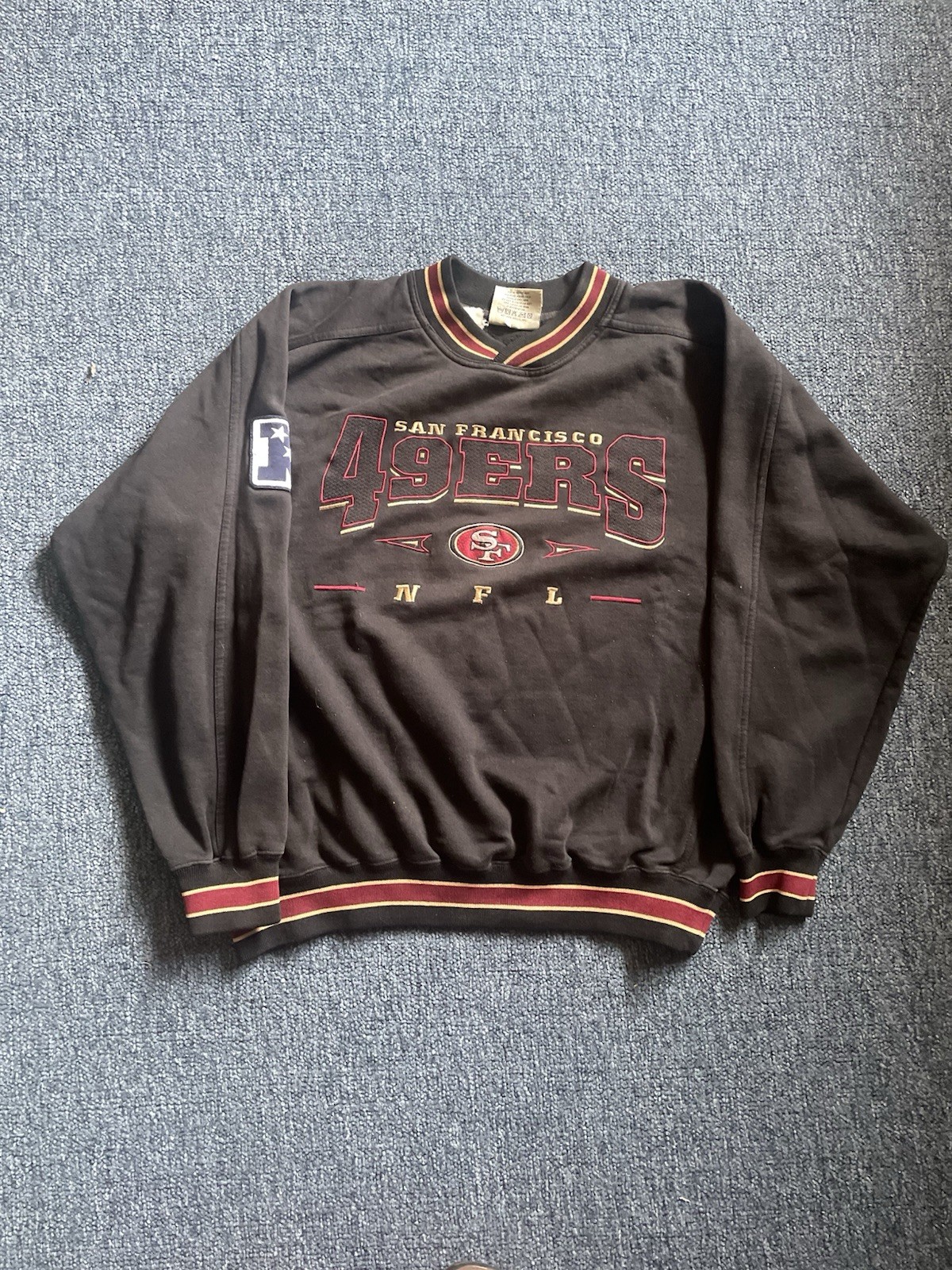 Vintage San Francisco 49ers Lee Sports Crewneck sweatshirt Mens Size L 90s RARE