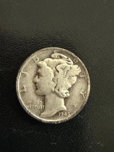 1945 S Mercury Dime VF