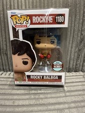 Funko Pop Rocky 45th Rocky Balboa With Gold Belt #1180 + Free Protector
