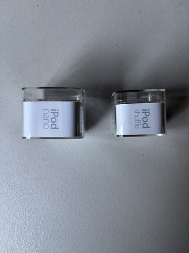 Vintage Original Apple iPod Nano and iPod Shuttle Cases.