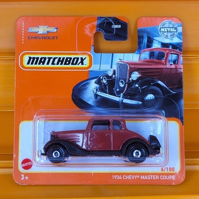 Matchbox - 2021 - 1934 CHEVY MASTER COUPE (Rot) - MBX Showroom Serie 006/100