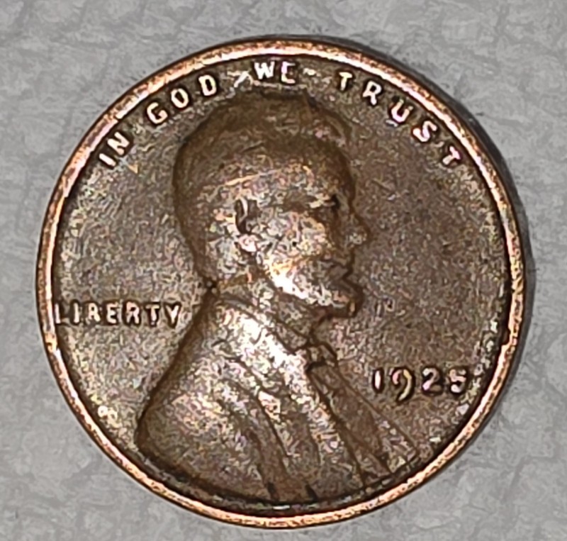1925 P Philadelphia Mint Lincoln Wheat Penny Cent Circulated