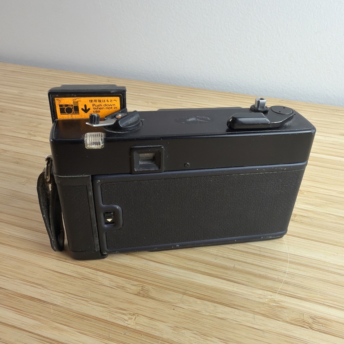 Konica C35 AF Black 35mm Film Camera w/38mm F2.8 HEXANON Lens