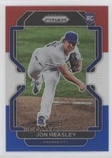 2022 Panini Prizm Tier II Red White & Blue Prizm Jon Heasley #167 06p8