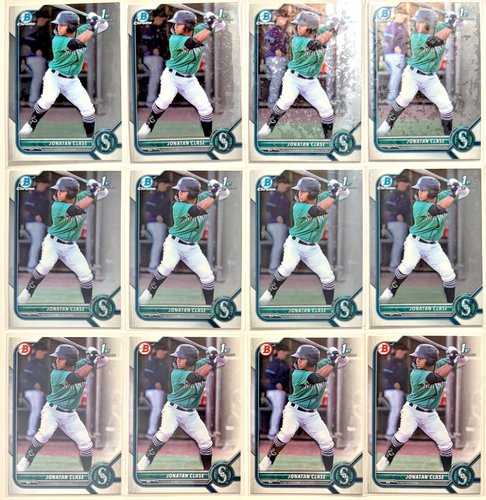 (40x) Jonatan Clase 2022 1er Bowman (13x CROMO) + REFRACTORES Lote Novato (RC) #6 - Imagen 2 de 5