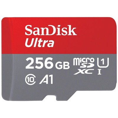 SanDisk 256GB Ultra microSDXC Karte SD Adapter Speicherkarte Full HD bis 150 MB/s