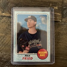 2017 Topps Heritage Minor League Edition Blue 58/99 Max Fried #77 