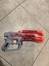 NERF Zombie Strike N-Strike Elite Translucent Red No Ammo 2013 FREE SHIPPING
