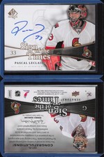 2011-12 SP Authentic Sign of the Times Auto #SOT-PL Pascal Leclaire Senators