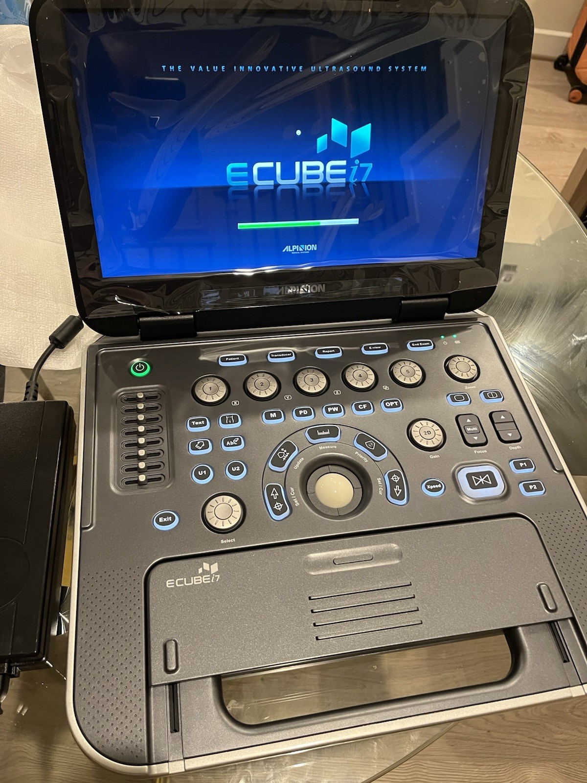 Alpinion E-Cube i7 Ultrasound System w/ L3-12T Linear Probe – Fully Licensed