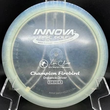 Innova Champion Firebird RARE - Penned - Pearly - Stiff & Flat 12x KC Disc Golf