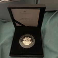 Her Majesty Queen Elizabeth II 2022 UK 50p  Silver Proof Coin