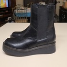 Mi.Im Chunky Vegan leather platform Chelsea ankle boots size 8