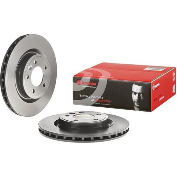 2X Brembo 09.C515.11 Bremsscheibe FüR Land Rover Discovery Range VAN L405 L494-image