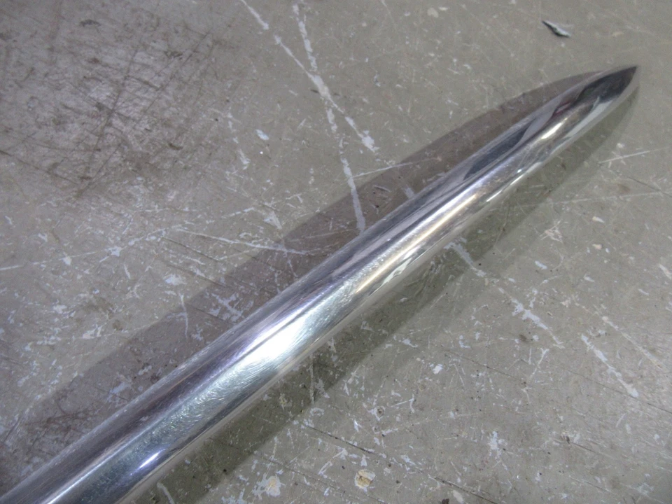1950 Chevrolet Styleline Deluxe front fender trim molding spear stainless DF - Image 4 of 4