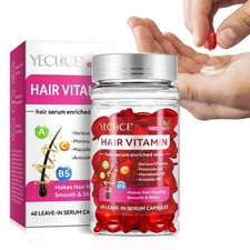 Hair Growth Serum Capsules - Treatment with Argan, Moroccan, Macadamia, Avocado