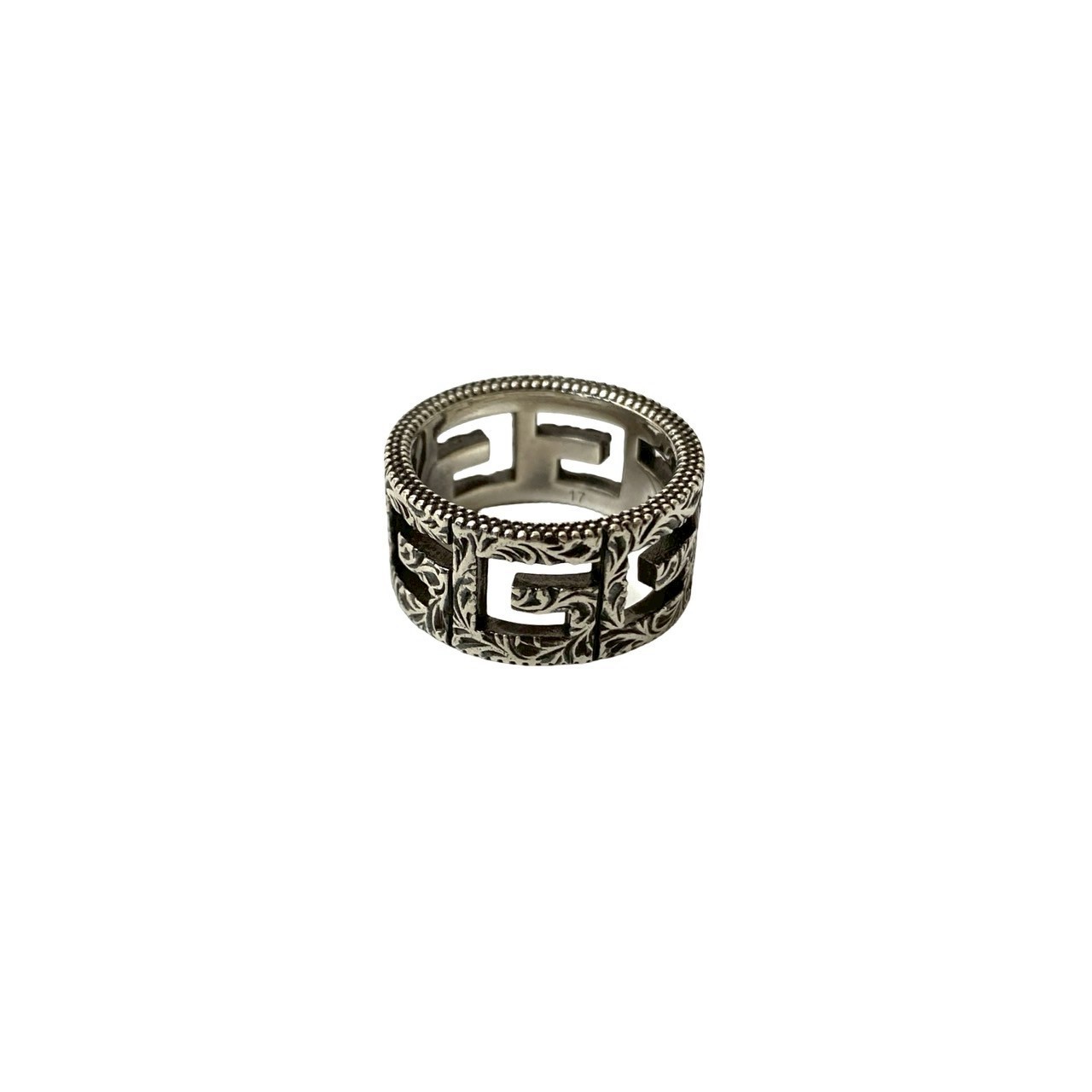 GUCCI Square G Arabesque Ring Ring Silver925 Silv… - image 4