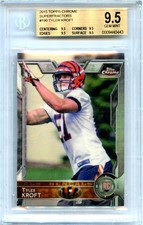 Marketplace image: TYLER KROFT RC 2015 TOPPS CHROME GOLD SUPERFRACTOR ROOKIE SP 1/1 BGS 9.5 GEM