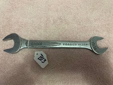 Vintage Easco 61132 Double Opened End Wrench 1" & 15/16" Made in USA