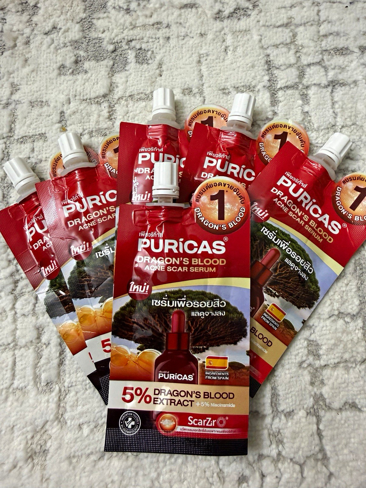 PURICAS ScarZr Acne Scar Serum for Face, 5% Dragon's Blood + Niacinamide