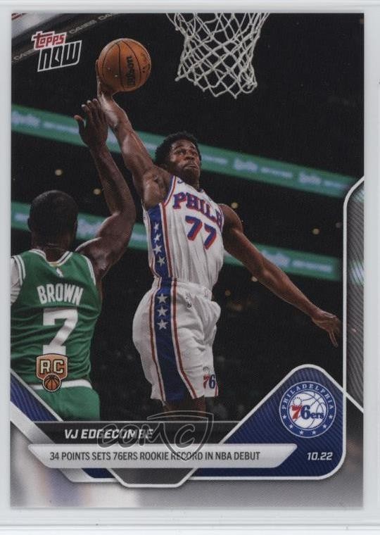2025-26 Topps Now Online Exclusive /17761 VJ Edgecombe #11 19c6