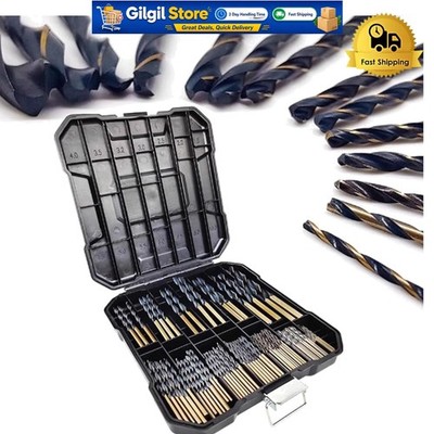 99 Titanium-Coated Cobalt Drill Bits: High-Speed Steel for Superior Performance