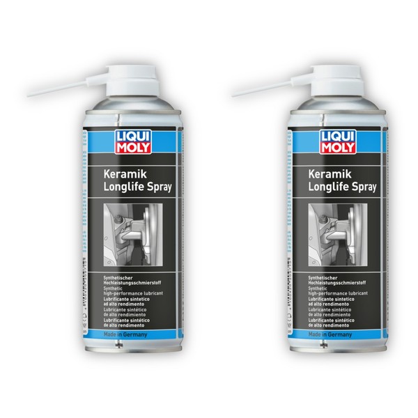 2X Schmiermittel Liqui Moly 20971 Keramik Longlife Spray Fett Spray 400 Ml-image
