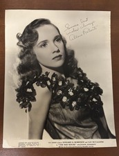 Allene Roberts Signed Auto Autograph Superman Actress w/George Reeves Pic Rare!