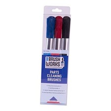 Parts Cleaning Brush, Handmade in The USA, Home 3 Pack Soft, Medium, Stiff 