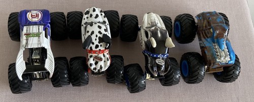 Monster Jam Hot Wheels 1:64 Loose Damaged Trucks X 6 Pirates Curse, Monster Mutt - Picture 8 of 14