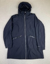 Abrigo de lluvia Marmot para mujer XL azul MemBrain con capucha impermeable a prueba de viento cremallera completa