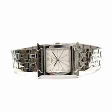 HERMES H Watch HH1.510 White Case Size 26.0mm Ladies Used Watch #21621 6