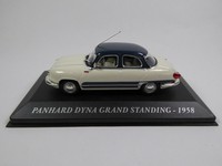 Ixo, Panhard Dyna Grand Standing 1958 Weiß Und Blau, 1/43, Magcspadynagrand