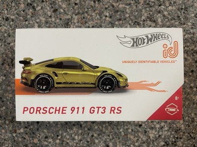 2021 Hot Wheels ID Series 2 Porsche 911 GT3 RS Gold Yellow Sealed
