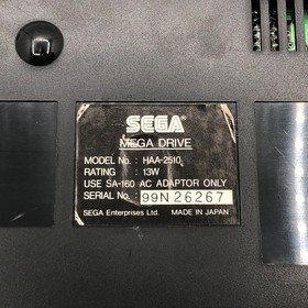 Sega Mega Drive Console only HAA-2510 Megadrive NTSC-J Made in Japan Tested