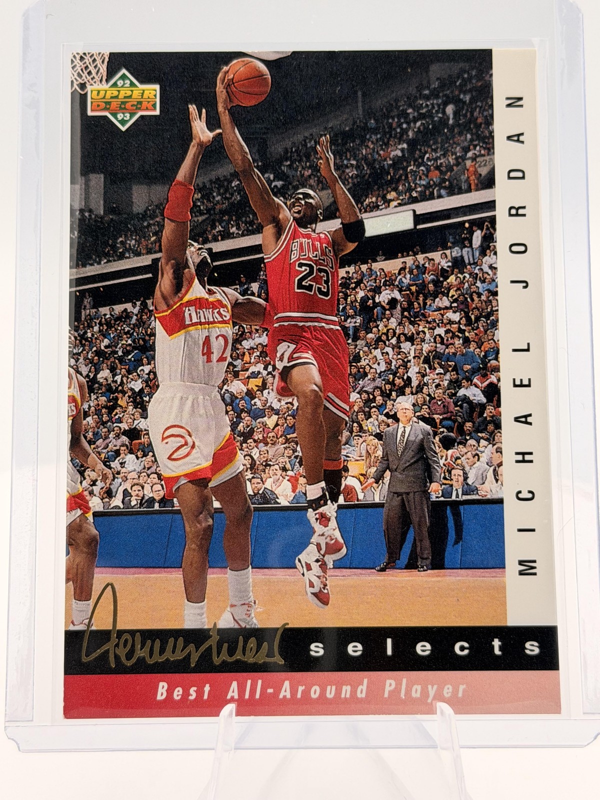 1992-93 Upper Deck #JW8 Michael Jordan Jerry West Selects