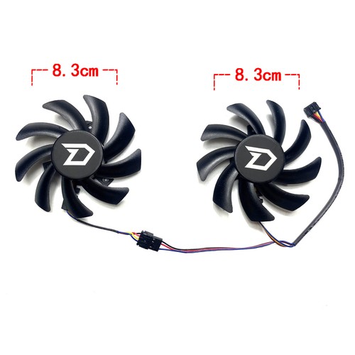 Graphics Card Cooling Fan Replacement Parts fit for DATALAND RX460 4GB X-Serial - Photo 6/8