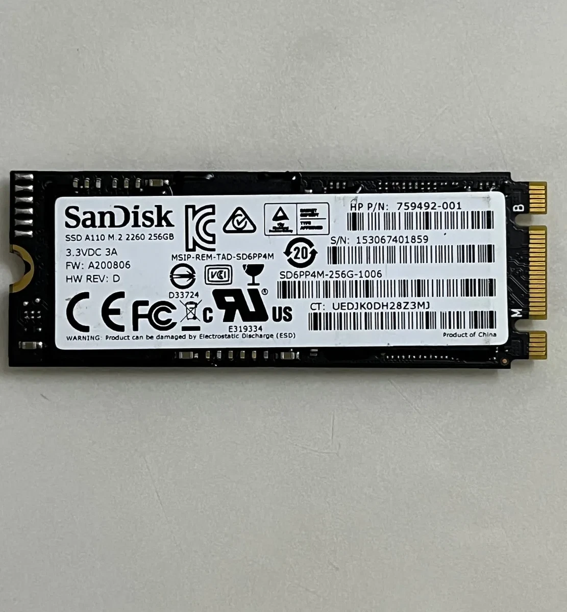 SanDisk M.2 256GB SSD 5枚 動作良好 SanDisk M.2 Interface 256 GB Solid State Drives for sale | eBay