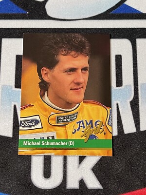 1992 Michael Schumacher #51 Rookie Card GRID Formula One (3)